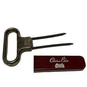 vintage Chateau Elan cork puller bottle opener bar tool Italy mcm Franmara